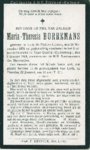  Borremans, overleden op woensdag 9 januari 1918